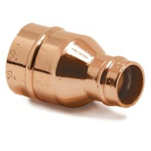 SOLDER RING 22MM X 15MM COPPER PIPE REDUCED COUPLING 901063
