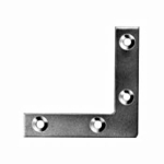 CORNER PLATE 3" ZINC PLATED 324