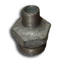 HEX NIPPLE 3/4" X 1/2" GALV MALLEABLE K-MI245-34-12
