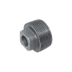 HOLLOW PLAIN PLUG 1/2" BLACK MALLEABLE 147/291