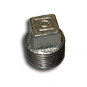 SOLID PLAIN PLUG 1/4" BLACK WROUGHT 291
