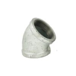 ELBOW 45DEG F+F 1" GALVANISED MALLEABLE K-MI120-1