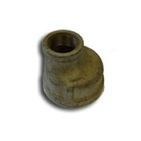 ECCENTRIC SOCKET 2inch X 3/4inch GALVANISED MALLEABLE 180/260