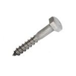 COACH SCREWS HEX HEAD BZP M8 X 40MM