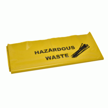DARCY SPILL CARE HAZARDOUS WASTE BAGS AND TIES (10)