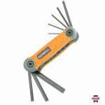 FAITHFULL FOLDING HEX KEY SET (8) METRIC