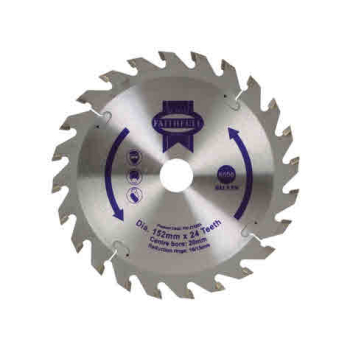 FAITHFULL TCT CIRCULAR SAW BLADE 152 X 20/16/13 X 24T FAITHFULL TCT CIRCULAR SAW BLADE 152 X 20/16/13 X 24T
