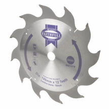 FAITHFULL TCT CIRCULAR SAW BLADE 190 X 16 X 12T FAST RIP