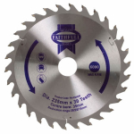 FAITHFULL TCT CIRC SAW BLADE 235X16/25/30/35X30T GEN PURPOS FAITHFULL TCT CIRC SAW BLADE 235X16/25/30/35X30T GEN PURPOS
