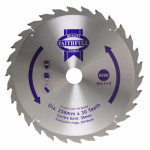 FAITHFULL TCT CIRC SAW BLADE 250 X 16/25/30 X 24T FAST RIP