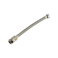FLEXIBLE TAP CONN WITH ISO VV 15MM X 1/2inch X 30CM S/S WRAS FLEXIBLE TAP CONN WITH ISO VV 15MM X 1/2inch X 30CM S/S WRAS