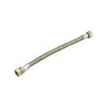 FLEXIBLE TAP CONN 15MM X 3/4" 300MM STAINLESS