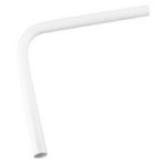 FLUSHPIPE 14" x 9" x 1.1/2" OD[38MM]APPROX LOW LEVEL WHITE