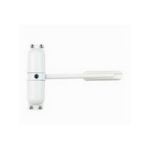GIBRALTER WHITE SURFACE MOUNT DOOR CLOSER C11E ADJUSTABLE