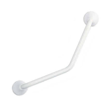 GRAB RAIL WHITE CRANKED 15inch X 1.1/4inch BG120 GRAB RAIL WHITE CRANKED 15inch X 1.1/4inch BG120