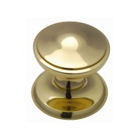 HERITAGE VICTORIAN CENTRE DOOR KNOB POLISHED BRASS V900 HERITAGE VICTORIAN CENTRE DOOR KNOB POLISHED BRASS V900