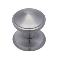 HERITAGE VICTORIAN CENTRE DOOR KNOB SATIN CHROME V900 HERITAGE VICTORIAN CENTRE DOOR KNOB SATIN CHROME V900