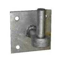 HINGE FIELD GATE HOOK ON PLATE GALV 19MM 4inch X 4inch 153EX