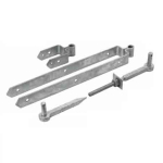 HINGE FIELD GATE SET GALV COMPLETE 131H/24" 19MM PIN