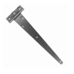 TEE HINGE LIGHT 12" BLACK 121A