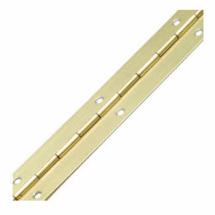 HINGE PIANO ELECTRO BRASSED DRILLED 1.1/2inch X 6FT 22G HINGE PIANO ELECTRO BRASSED DRILLED 1.1/2inch X 6FT 22G