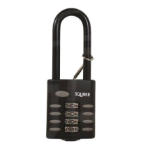 SQUIRE CP50/2.5 50MM RECODABLE COMBINATION L/S PADLOCK BLACK
