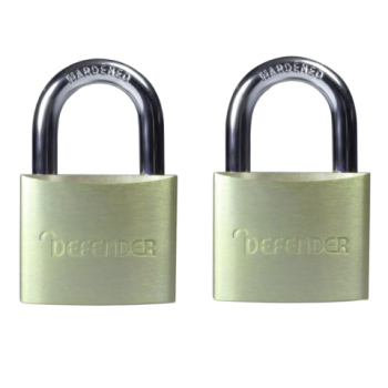 SQUIRE DEFENDER DFAL4T TWIN PACK 40MM ALUMINIUM PADLOCKS