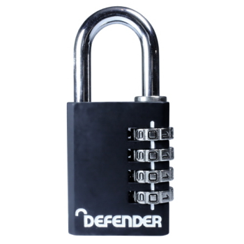 SQUIRE DEFENDER DFCOMBI40 40MM DIE CAST COMBINATION PADLOCK SQUIRE DEFENDER DFCOMBI40 40MM DIE CAST COMBINATION PADLOCK
