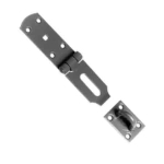 HASP & STAPLE 8" MEDIUM BLACK JAPANNED HS149M