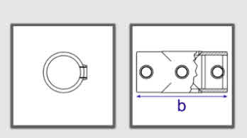 Interclamp 119 Crossover tee