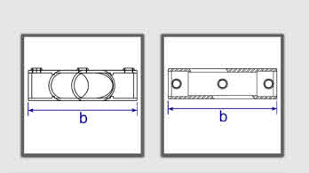 Interclamp 130 2 Socket Cross Tee 30 - 45°