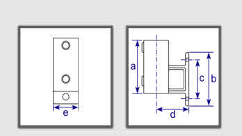 Interclamp 144 Side Support Vertical Fix Dimesions 