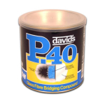 DAVIDS ISOPON P40 NO.4 GLASS FIBRE PASTE 1.85LT YELLOW