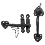 KIRKPATRICK THUMB LATCH 8" BLACK ANTIQUE 3619
