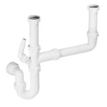 MCALPINE SK2 DOUBLE BOWL WASTE KIT STANDARD MCALPINE SK2 DOUBLE BOWL WASTE KIT STANDARD