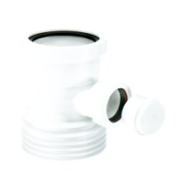 MCALPINE WC-BP1 BOSS PIPE FOR USE WITH WC CONNECTOR WHITE