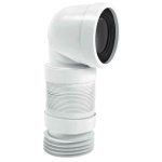 MCALPINE WC-CON8F FLEXIBLE BENT PAN CONNECTOR 220-400MM