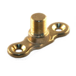 BRASS MALE BACKPLATE 10MM CB10M-B ****EXTENDED BOSS****