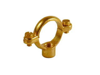 BRASS SINGLE PIPE RING 28MM X 10MM FIG HS1