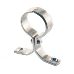 SCHOOLBOARD CLIP CHROME 42MM FLAT PRESSED FIG PB2CP