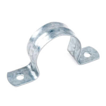 SADDLE PIPE CLIPS GALV 1/4Inch S8 ACTUAL SIZE 13MM ID