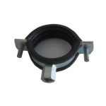 EUROCLIP RUBBER LINED 74-80MM MILD STEEL 2.1/2"NB S2 M8&10