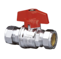 PEGLER BULLDOG PB300T 22MM RED T HANDLE BALLVALVE 255002 PEGLER BULLDOG PB300T 22MM RED T HANDLE BALLVALVE 255002