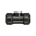 POLYGRIP 9432 25MM-3/4" X 3/4" BSP FEMALE-IRON BRANCH TEE