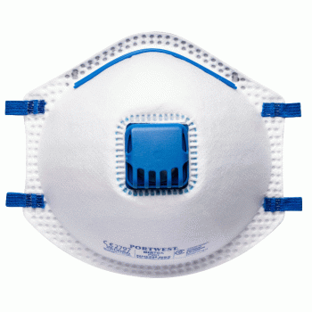 PORTWEST P201 FFP2 VALVED RESPIRATOR (MASK) BOX OF 10 PORTWEST P201 FFP2 VALVED RESPIRATOR (MASK) BOX OF 10