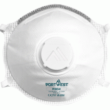 PORTWEST FFP3 VALVED DOLOMITE LIGHT CUP MASK DISPOSABLE 10PK PORTWEST FFP3 VALVED DOLOMITE LIGHT CUP MASK DISPOSABLE 10PK