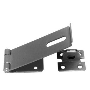 75MM 3Inch NO.HS617 SAFETY HASP & STAPLE PREPACKED BLACK