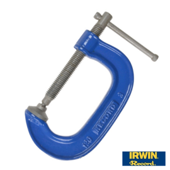 RECORD 120 HEAVY DUTY G CLAMP 3Inch, 2.1/4Inch THROAT DEPTH RECORD 120 HEAVY DUTY G CLAMP 3Inch, 2.1/4Inch THROAT DEPTH