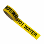 REGIN A25 HOT WATER TAPE 38MM WIDE X 33MT ROLL YELLOW/BLACK
