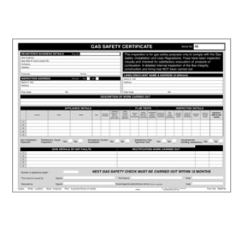 REGIN P46 GAS SAFETY AND LANDLORDS CERTIFICATE PAD[25]